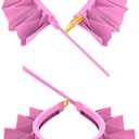 Baby Shower Cap Silicone Bathing Hat, Adjustable Shower Cap Kids, Infants Soft Protection Hat Safety Visor Cap Hat for Toddler Children 1-12 Years old/16.5-22.8 Inches (Pink)