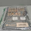 Diabetic Socks for Men,6 Pairs Ankle Mens Diabetic Socks,Diabetic Neuropathy Socks for Men Size 9-12/10-13/13-15.