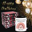 WOSIWULA 62th Birthday Coffee Mug Cup, 11oz, Black, Ceramic, Turning 62 Year Old Birthday Gifts for Her, Him, Mom, Dad, Family & Friends (1963)