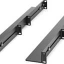 StarTech.com 1U 19 inch Server Rack Rails - 24-36 inch Adjustable Depth - Universal 4 Post Rack Mount Rails - Network Equipment/Server/UPS Mounting Rail Kit HPE ProLiant Dell PowerEdge (UNIRAILS1UB)