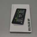 11-in-1 Air Quality Monitor, Indoor CO2/VOC/AQI/PM2.5/Thermometer/Humidity Monitor, Portable Smart Air Quality Meters, Air Quality Tester for Home Office Outdoor, Battery Powered (White)