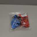 [2 Pack] Jusy Compatible with Xbox Series X/S Controller Soft Silicone Cover Skin, Sweat-Proof Dust-Proof Anti-Slip Case Cover Protective Accessories Set, with 10 Thumb Grips (Red+Blue)