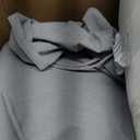 Outdoor High Back Bench Chair Cushions Polyester Chair Seat Cushion, Grey