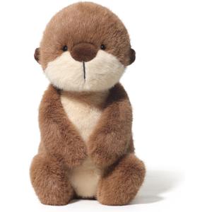 Otter Stuffed Animal Sea Otter Pup Plush Toy, Premium and Soft, Gifts for Babies, Children, Adults, 14.2 Inches, Brown, Companionship