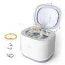 KUNPHY Jewelry Cleaner, Professional Ultrasonic Jewelry Cleaner for Use in All Ultrasonic Cleaner, Portable Jewelry Cleaner Solution for Silver, Diamond, Rings, Gold and Glasses，220ml(White)