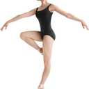 BLOCH Dance Women's Faire microlux Tank Leotard (Black, Small)