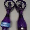 O2COOL Deluxe Handheld Battery Powered Water Misting Fan (Purple)