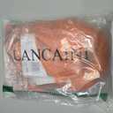 Wavy Wig With Bangs Women's Short Orange Wigs Curly Wavy Bob Synthetic Cosplay Wig for Girls Daily Use Halloween Wigs(12" Orange)