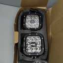 Hood Mount Brackets Ditch Light Pods Bracket Heavy Duty Steel Compatible with Ford F-250 F-350 2023-2024