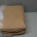 ULTCOVER Round Patio Furniture Cover - Outdoor Waterproof Table with Chair Set Cover 108 inch (Brown)