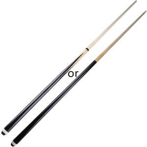 1Pc 120cm Home Snooker Pool Cue Assemble 12mm 047in Tip Children Adult Billiard Black Yellow Wood