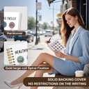 VIIJJUE Colorful Mental Health Notebook, Mental Health Journal for Women, Inspirational Quote Journals for Writing, Healthy Coping Skills Positive Hardcover Spiral Notebooks, 5.5x8.3 Inch