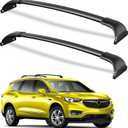 Wonderdriver Roof Rack Cross Bars 300lbs Compatible with Buick Enclave 2018-2024 (with Flush Side Rails),Heavy Duty All-Metal Aluminum Crossbar Luggage Racks Roof Rails Rooftop Canoe Accessories