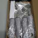 4-Piece Adaptive Utensils Set - 42 Angled Parkinsons Utensils, 2.5 oz Weighted Utensils for Hand Tremors and Parkinsons Patients, Weighted Silverware for Hand Tremors (Grey: Right-Handed)