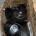 Caster Wheels, Heavy Duty 2 Inch Casters Set of 6, Locking Swivel Casters Wheels for Cart, Furniture and Workbench, Black