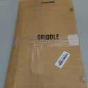 Lodge Reversible Cast Iron Grill/Griddle  9.5 x 16.75 Inch Pre-Seasoned Cooking Surface  Flat & Ribbed Sides  Use on Stove, Grill, or Campfire  Made in the USA  Heavy-Duty, Black