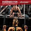 Lifting Straps, wrist straps for weightlifting, workout, Bodybuilding, Powerlifting & Deadlift -With 5mm Neoprene Pads & Anti-Slip Silicone -Extra Wrist Support for Weight lifting Men & Women