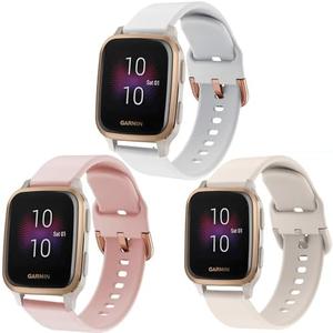Bands Compatible with Garmin Venu SQ/Venu Sq 2 /Venu Smart Watch, Soft Silicone Fadeless Pattern Printed Floral Replacement Band for Garmin Venu sq Music