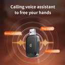 Wireless Carplay Adapter for iPhone New Intelligent Upgrade, Easy to Upgrade Wired CarPlay to Wireless, Instant Connection, Super Mini Car Playback Adapter for Cars with Built-in CarPlay