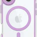 GUO Second for iPhone 17 Case Magnetic Phone Case Cover,Compatible with Magsafe,Military Grade Protection,Clear,Full Covered Camera Drop Protection,Safe Airbag,Purple