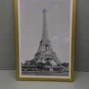 upsimples 12x18 Picture Frame, Display Pictures 11x17 with Mat or 12 x 18 Without, Wall Hanging Poster Frames, Gold, 1 Pack
