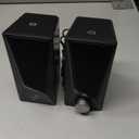 Nylavee Computer Speakers, PC Speakers with 6 Lighting Modes, USB Powered Computer Speakers for Desktop PC with 2 Bass-Boost Ports, 2 Speaker Units, and 3.5mm Aux-in for PC, Laptop, Monitor, Gaming (Black)