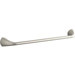 KOHLER K-37050-BN Alteo 18-Inch Metal Bathroom Towel Bar, Vibrant Brushed Nickel