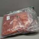 Set of 4 Square Chair Pads Indoor Seat Cushions Pillows with Ties Soft Comfortable Non Slip Chair Mat for Kitchen Dining Office Desk Living Room Outdoor Tatami 15.5" - Orange