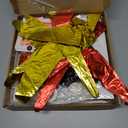 132Pcs Casino Theme Party Decorations, Dice Boxes Large Poker Cards Black Red Gold Balloon Garland Star Foil Balloons for Vegas Themed Party and Casino Night Birthday Celebrations