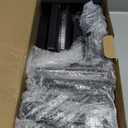 Post Caps Lights Outdoor 6pack, Waterproof Fence Post Solar Lights for 4x4 5x5 6x6 Wood/Vinyl Posts, Black Solar Deck Post Lights with 2 Color Modes Decorate Garden Patio Porch Backyard