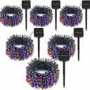 SyouHome 6-Pack Solar String Lights, 600 LED Extra-Long 236Ft Solar Christmas Lights Outdoor Waterproof, 8 Modes Multicolor Led Outdoor Light for Garden, Patio, Wedding, Christmas Decorations