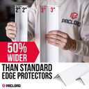 Extra-Wide 24" x 3" x 3" Reinforced Cardboard Edge Protectors (Pack of 12) – 0.225" Heavy-Duty Thickness – Cardboard Edge Protectors for Shipping – American Quality Pallet Edge Protector