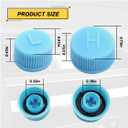 7 x 2PCS Car A/C Valve Core Caps, R134a Air Conditioning Valve Cap