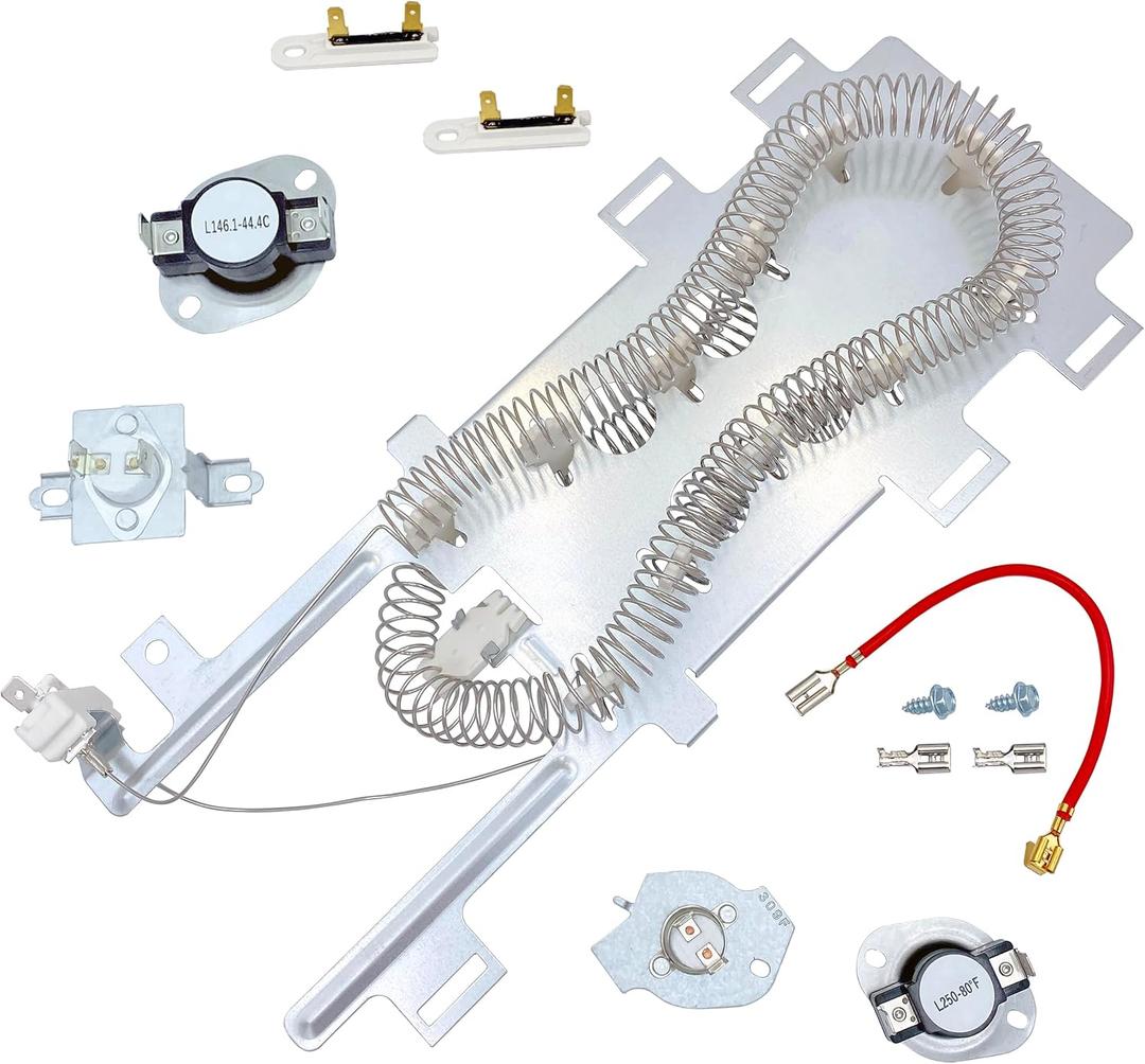 Dryer Heating Element for Maytag Bravos Dryer MEDB725BW0 MEDB880BW0 MED7100DW1 MED3000BG0 MED3000BW0 MED3500FW0 WED9200SQ0 WED75HEFW0 WED7300XW0