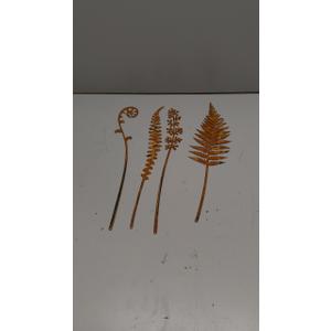 Metal Flowers for Outside,Garden Stakes Decorative,Flower Bed Decor Plant Stakes,Garden Statues Outdoor Clearance,Metal Yard Art Outdoor,Plant Decorations for Pots, 4 Pcsroom