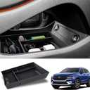 Center Console Organizer Compatible with Hyundai Santa Fe 2021 2022 2023 Lower Center Console Storage Box Tray Interior Accessories
