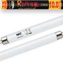 LUCKY HERP 2 Pack T5 UVB 10.0 Reptile Light 39W, UVA UVB Fluorescent Lamp Tube, UVB Lighting Bulb for Turtles, Chameleon, Tortoises, Lizard