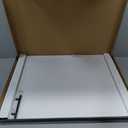 Noodle Board Stove Cover for Gas Stovetop, Bamboo Stove Top Covers for Electric Stove and Gas Burners with Handles Kitchen Sink Cover for Counter Space Decorative Serving Tray White (29.53"x22.05")