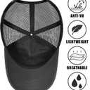 American Flag Trucker Hat,USA Hat for Men Women Snapback Baseball Cap Adjustable Breathable Mesh Side Durable Hats (Black)
