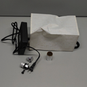 aooshine Medium Table Lamp with USB Ports - 3 Color Temperature Bedside Lamp for Bedroom, Pull Chain Control, USB A and C Ports, 2 AC Outlets, Bulb Included (17.4in)