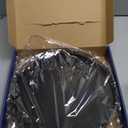 12" Oak Bathroom Vanity Tray Turntable for Perfume Candle, Round Wooden Decorative Tray for Kitchen Sink Countertop Organizer, Bathroom Counter Organizer for Skincare Makeup, Farmhouse Black Gold