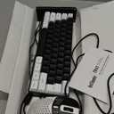 RedThunder 60% Gaming Keyboard and Mouse Combo, Ultra-Compact 61-Key RGB Backlit Mini Keyboard, Lightweight 7200 DPI Honeycomb Optical Mouse, RGB Wired Gaming Set for PC PS5 Xbox Gamer(Black-White)