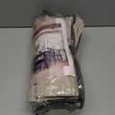 Burlywood Taupe Pinch Pleated Linen 108 Inch Curtains 60 Inch Width for Living Room Divider Light Filtering Semi Sheer Extra Wide Patio Curtains for Sliding Door Floor Ceiling Picture Window 60x108