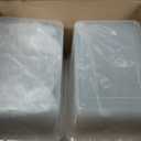 6 Quart Clear Storage Latch Box/Bins, 6-Pack Plastic Container with Latches and Lid