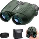 20x25 High Powered Binoculars for Adults and Kids,Compact HD Waterproof Durable and Clear BAK4 Prism FMC Lens,Suitable for Bird Watching,Sightseeing and Outdoor Sports (Green)