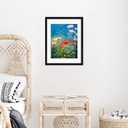 3 x Rempry 12x16 Picture Frame, Display Poster 9x12 with Mat or 12 x 16 Without Mat, Wall Gallery Photo Frames with Shatter Resistant Plexiglass, Black, 1 Pack