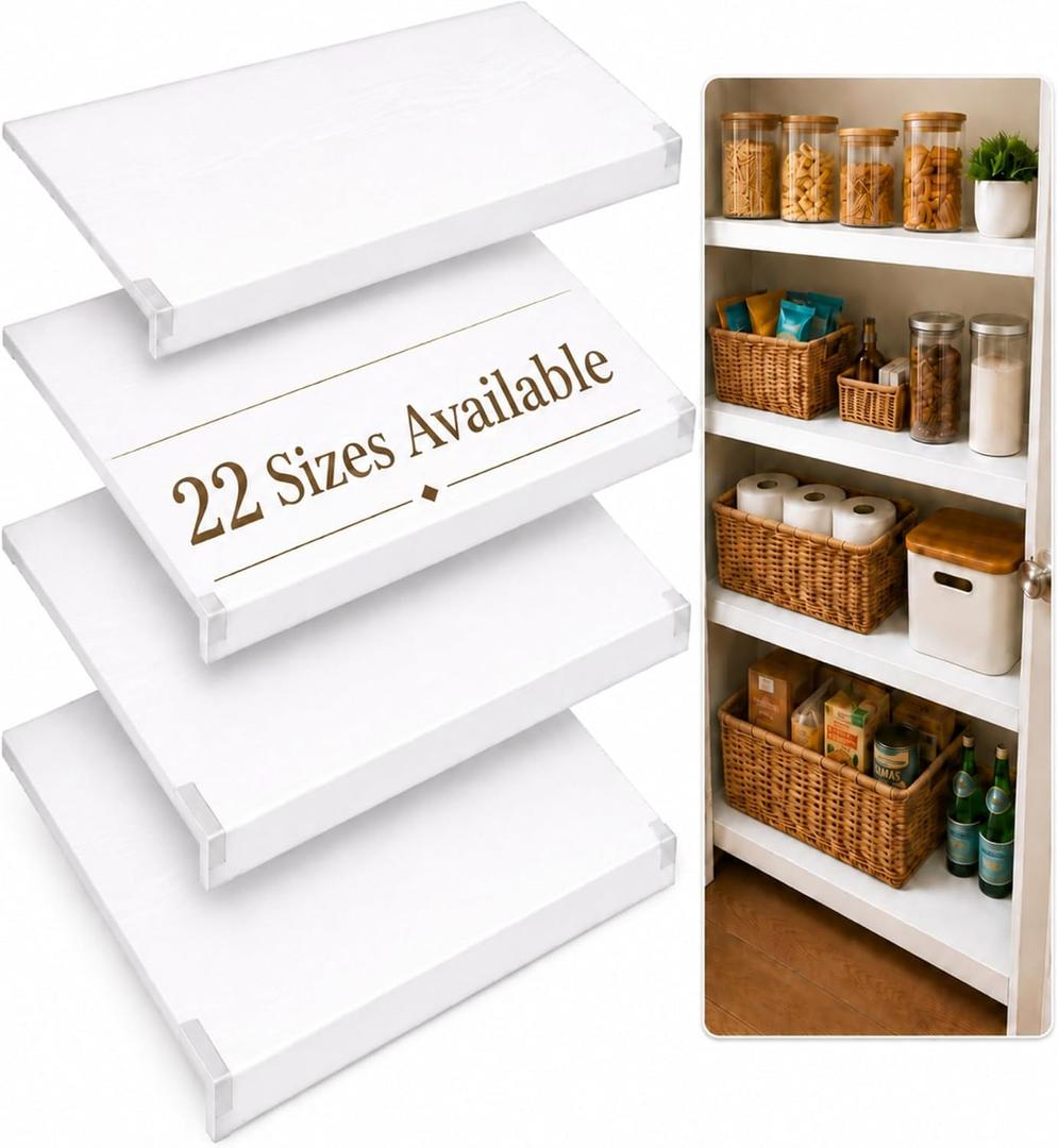 Wire Shelf Covers for Pantry Wire Rack Covers for Shelves 34" Wx16 D-4PCS