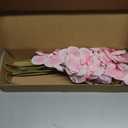 Light Pink Orchid Artificial Flowers, 27.95" Real Touch Fake Orchid Latex Realistic Flowers Phalaenopsis Branches for Home Party Wedding Bridal Shower Decoration, 3pcs Light Pink