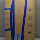 Shintenchi Triple 5 Tier Bookshelf, Industrial Large Bookcase with 14 Open Display Shelves, Large Etagere Bookshelf,Wide Book Shelf Book Case for Home & Office, Brown