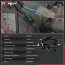 Wiring Harness fits for Husqvarna Craftsman Poulan Jonsered AYP Sears RedMax Electrolux McCulloch Weed Eater Yazooks.etc Lawn Tractors Mowers Ignition Wire Harness Replaces#580798101